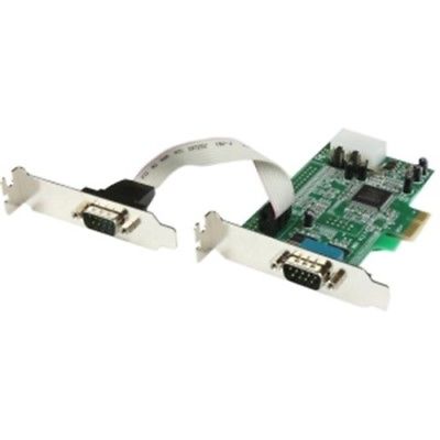 2 Port Low Profile Pci Express Serial Card - 16550