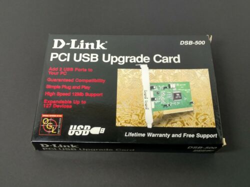 D-Link DSB-500 PCI USB Upgrade Card