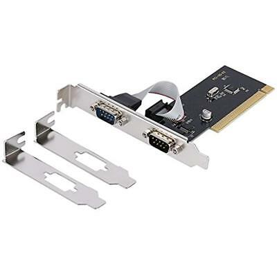 PCI Serial Adapters 2 Port Expansion Card, To Industrial DB9 COM RS232 Converter