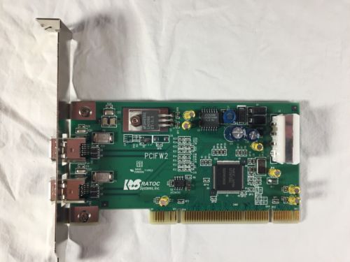 Ratoc RATOC PCIFW2 PCI 2-port Firewire Card