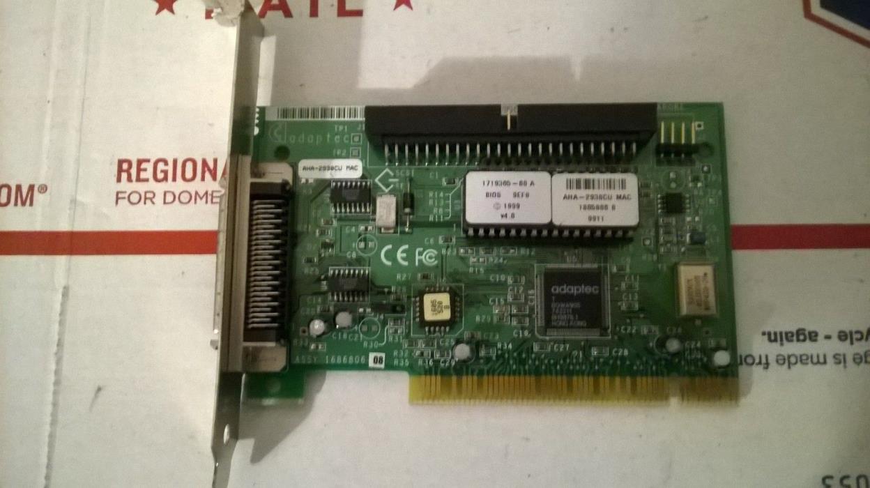 Adaptec PCI SCSI Controller Card AHA-2930CU for Apple G3 G4 & PowerMac Machines
