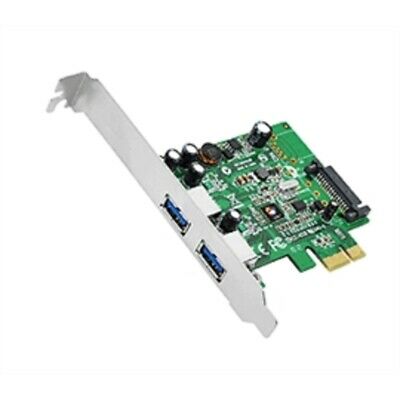 New SIIG IO Card JU-P20612-S1 Dual Profile SuperSpeed USB 2-Port PCI-Express Ret