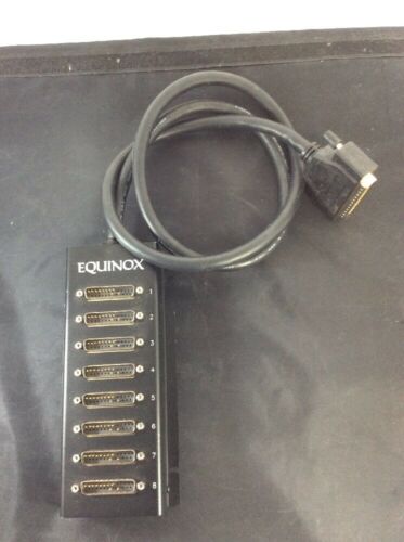 Avocent Equinox 8 Port Serial DB25 Breakout Cable Interface Box CP8-DB