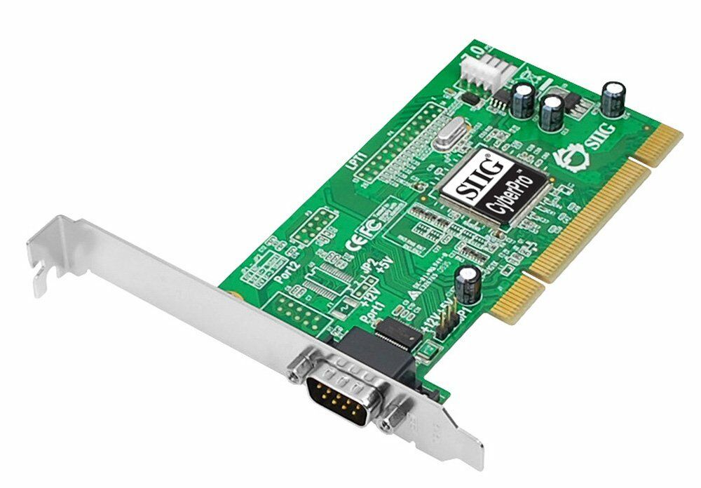 SIIG DP CyberSerial PCI Serial Adapter (JJ-P01012-S7) New Sealed