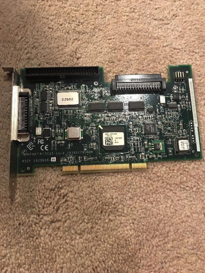 Adaptec SCSI Interface Card LVD Controller Adapter PCI 19160/29160N 1925606-01