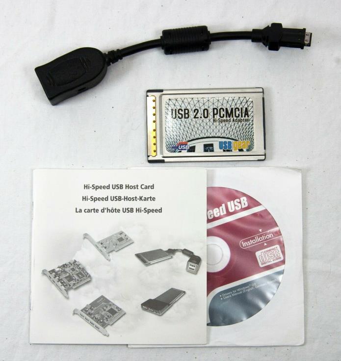 Hi-Speed USB 2.0 PCMCIA Host Card Laptop Notebook Adapter