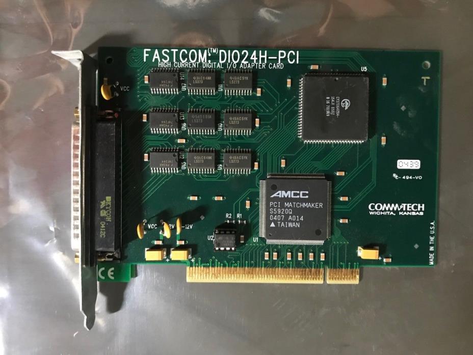 Fastcom DIO24H-PCI High Current Digital I/O Adapter Card