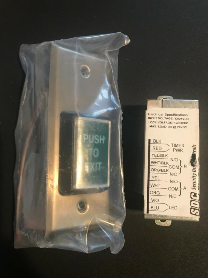 SDC Security Door Push Switch 413NU 630 Finish