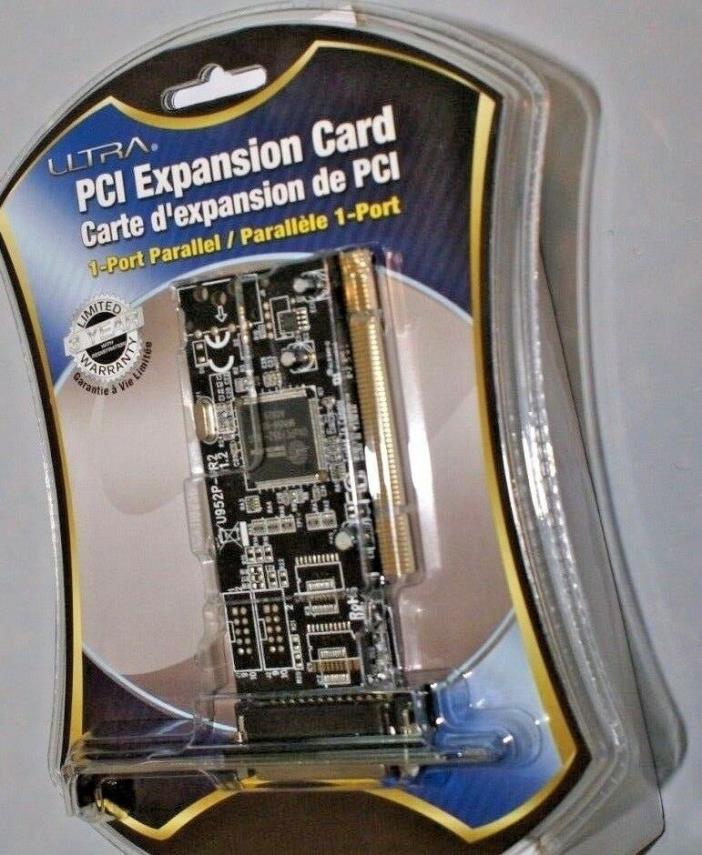 Ultra U12-40736 PCI Parallel Adapter Card - 1 Port, EPP/ECP, IEEE 1284 Bi-Direct