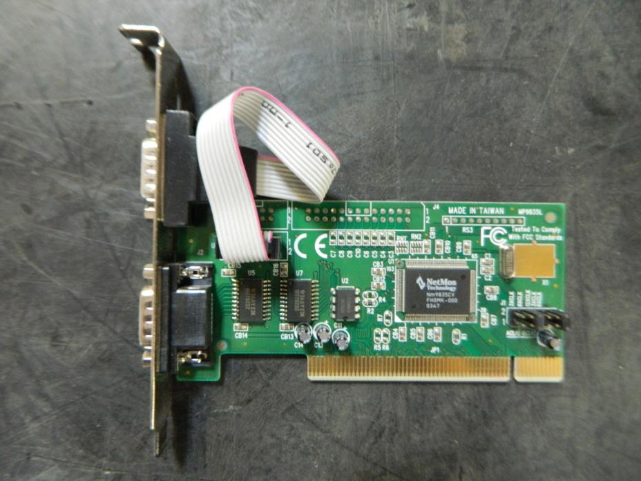 StarTech PCI25550 MP9835L External Dual Serial DB9 Adapter Interface Card (VCT9)
