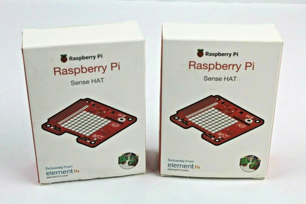 Raspberry Pi Sense Hat Module for Pi 2B Pi 3B Pi B+ Pi A+ (Lot of 2)