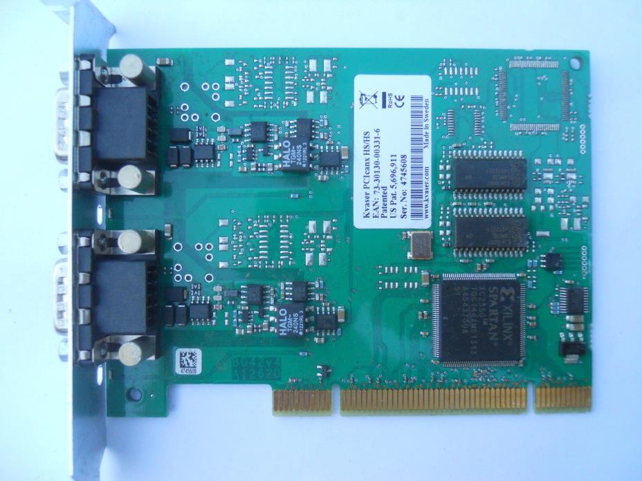 (15) Kvaser PCIcanx Model # 73-30130-00331-6 HS/HS Controller Cards for one bid