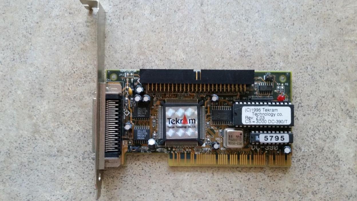 Tekram DC-390/T DC-390 PCI SCSI Controller Card