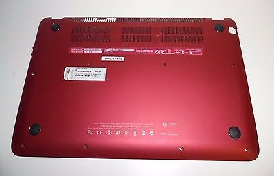 HP ENVY 6-1010us Series RED Base Bottom Case Bezel 689855-001 (E19-19)