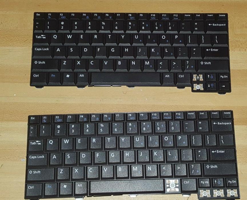 (Lot of 2)  U041P AEZM1U00110 DELL KEYBOARD LATITUDE 2110 SERIES PARTS