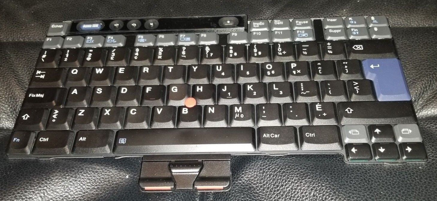 IBM Thinkpad T40 T40P T41 T42 T42P T43 T43P R50 R50C R50P R51E French keyboard