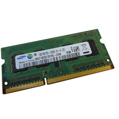 1GB Samsung PC3-10600S 1333MHz SO-DIMM Notebook RAM Memory M471B2873FHS-CH9