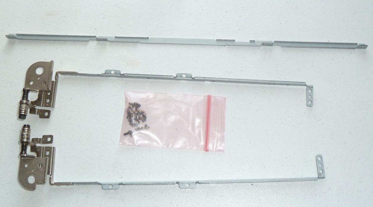 Genuine OEM Asus K72JR Left & Right L/R Hinges Hinge Bracket Set 17.3