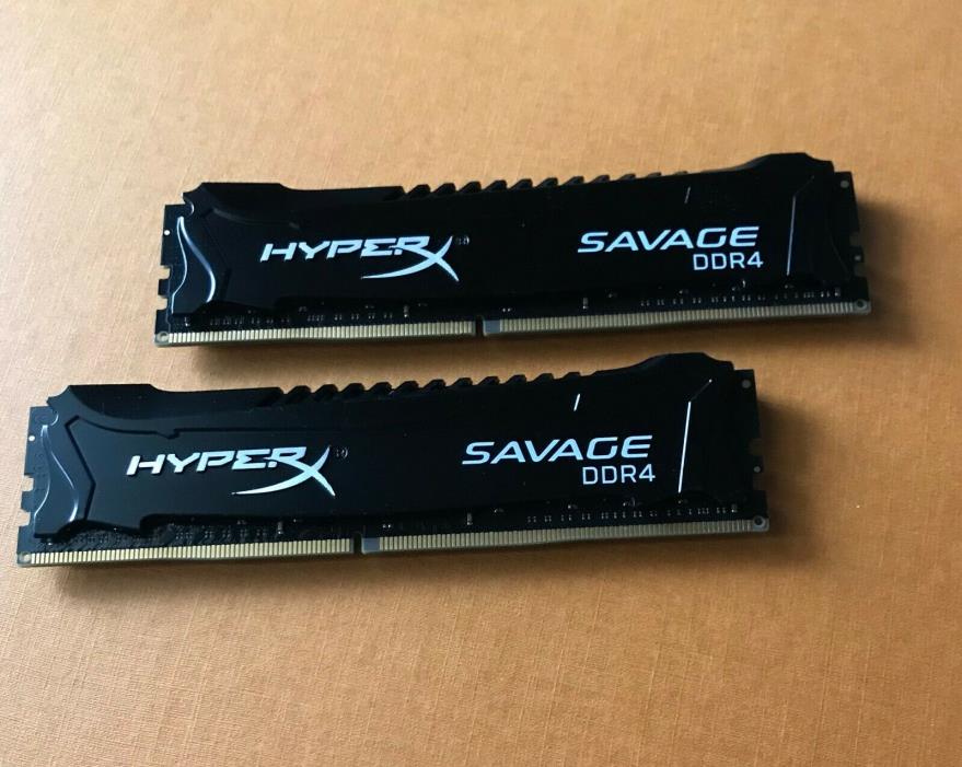 Kingston HyperX Savage 32GB (2x16GB) DDR4-2666 CL15 288-Pin DIMM Kit