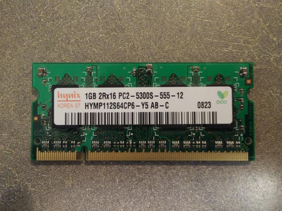 Hynix 1GB 2Rx16 PC2-5300S-555-12 
