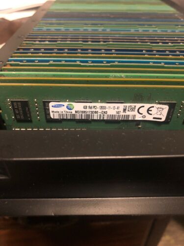 Lot of 40 4GB 1Rx8 PC3-12800U 1600 MHz DDR3 Desktop RAM Mixed Brand