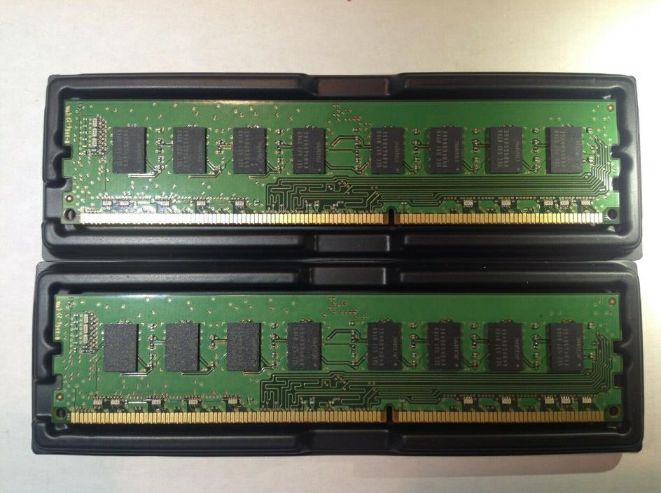 16GB (2x8GB) PC3-12800u DDR3 Desktop RAM (M378B1G73EB0-YK0) Samsung 698651-154