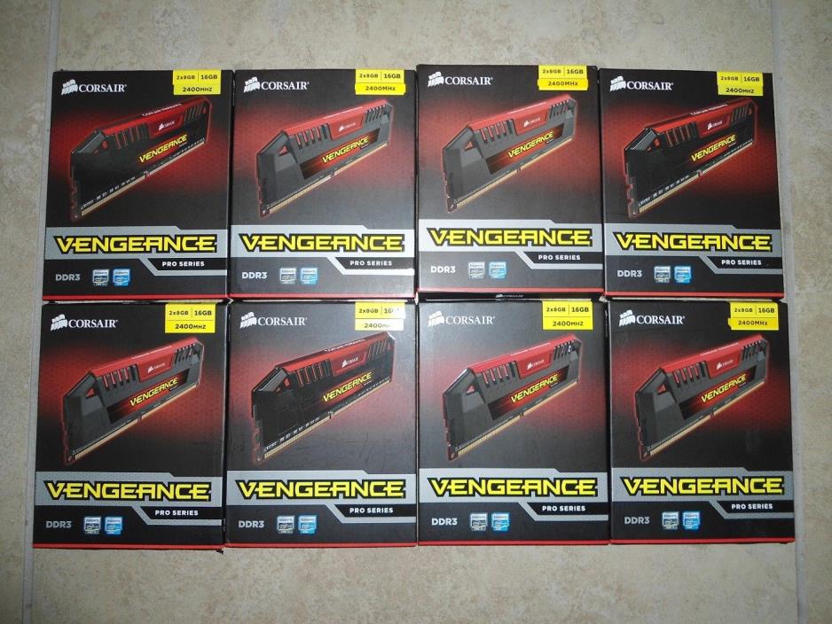 8 x CORSAIR VENGEANCE Pro RED 16GB (2x8GB) DDR3 19200 2400 CMY16GX3M2A2400C11R