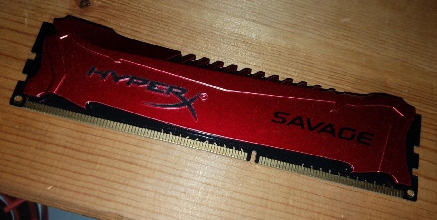 HyperX Savage 4 x 4GB (HX316C9SRK2/8) 1600MHz DDR3 (PC3 12800) Desktop Memory