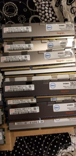 Lot of 16 Samsung 8GB PC3L-10600R DDR3-1333 ECC RAM M393B1K70CHD-YH9 128GB Total