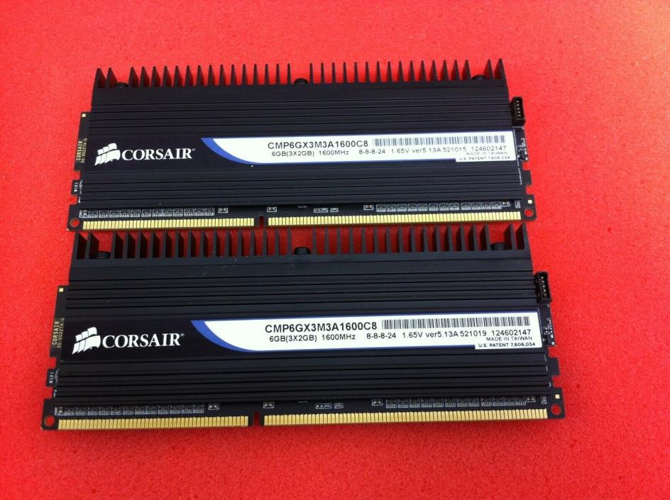 Corsair Dominator CMP6GX3M3A1600C 4GB(2 x 2GB) PC3-12800 1600MHz DDR3 RAM - R252