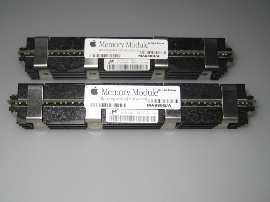 Apple Memory Module MA986G/A 2GB kit 667MHz DDR2 (2x1GB FB-DIMMs) ECC 2x1GB