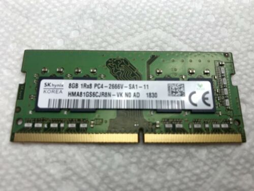 HMA81GS6CJR8N-VK  Hynix 8GB 1RX8 DDR4 PC4-2666V  Memory RAM Module