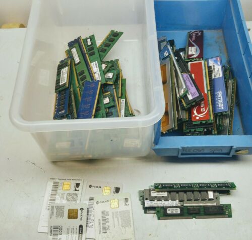3 + Lbs Scrap Memory RAM  For Gold Recovery UNTESTED AS IS