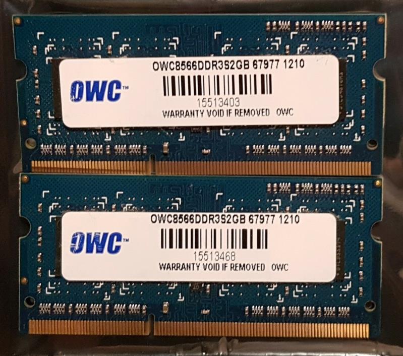 OWC PC3-8500 2 GB RAM Chip (x2)