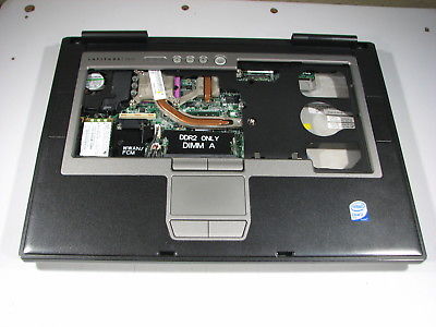 Dell Latitude D830 Motherboard w/ 2.0GHz Core 2 Duo CPU in Very Nice Case Bottom