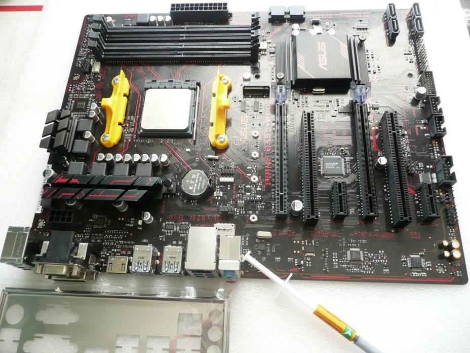 ASUS PRIME B350-PLUS  AM4 Motherboard Combo w/ AMD RYZEN 3 1200 3.1 - 3.4GHz CPU