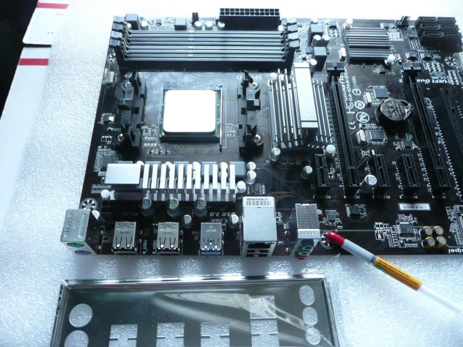 GA-970A-DS3P AMD Motherboard Combo w/ AMD FX 8350 4.0 - 4.2 GHz Processor
