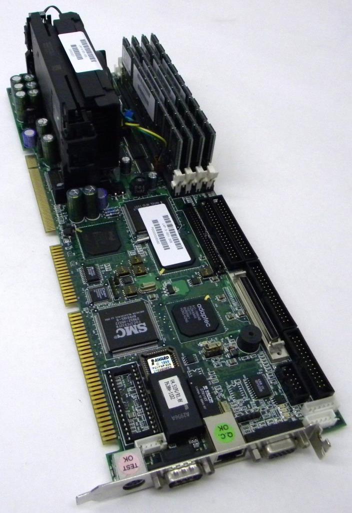Nexcom Peak 630 SBC with PIII SL3JT CPU 1GB RAM PICMG Single Board Computer