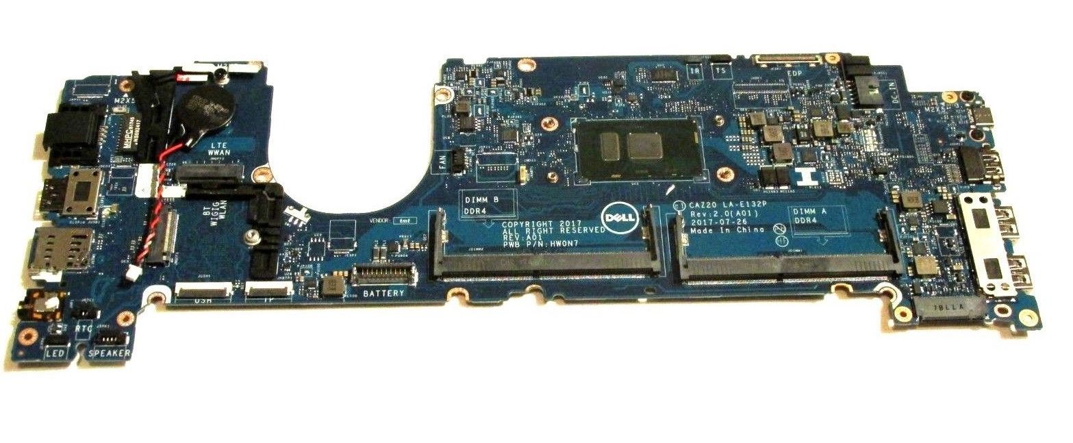 YF9VM - Dell Latitude 7480 Laptop Motherboard with i5-6300U CPU Processor