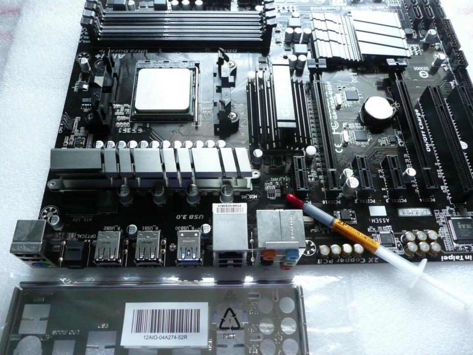 GA-970A-UD3P AMD Motherboard Combo w/ AMD FX-8150  3.6 - 3.9 GHz Processor