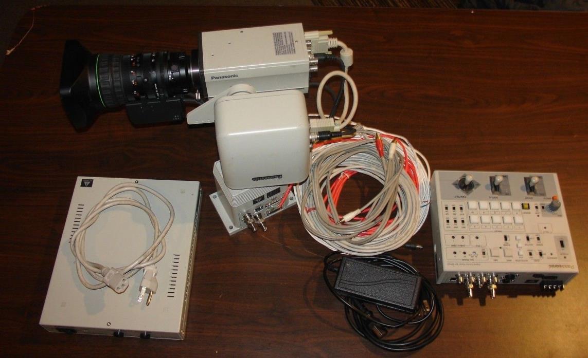 Panasonic Studio Camera Kit AW-RP501 AW-E650P SDI AW-PH300AP use with Tricaster
