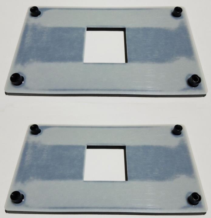 Lot Of Two Back Plate Metal Retention Bracket For AMD AM3 Motherboard CPU Cooler