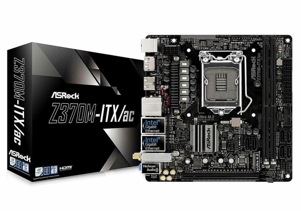ASRock Motherboard Motherboards Z370M-ITX/AC