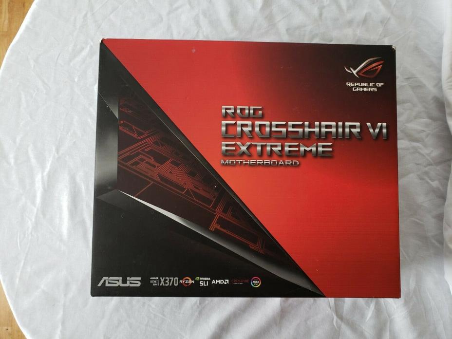 ASUS ROG CROSSHAIR VI EXTREME AM4 AMD X370 USB 3.1 Extended ATX Motherboard