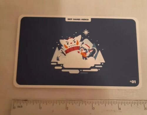 Riot Games Merch , collectable trading card # 01, Snow Day Gnar