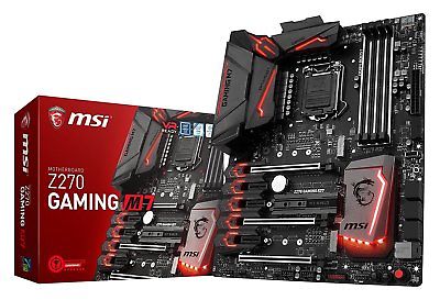 MSI Enthusiastic Gaming Intel Z270 DDR4 USB 3 ATX Motherboard (Z270 GAMING M7)