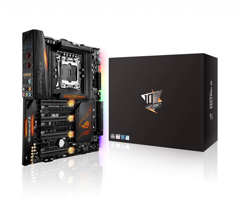 ASUS LGA2011 5Way Optimization SafeSlot X99 EATX Motherboard (Rampage V Editi...