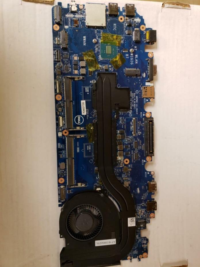 Dell LATITUDE E5570  Motherboard i7-6820 W/ GPU  for parts/repair. Dell PN N98Y6