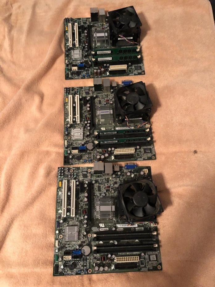 Dell Vostro 200 Motherboard 0CU409 W/ Processor & RAM x3