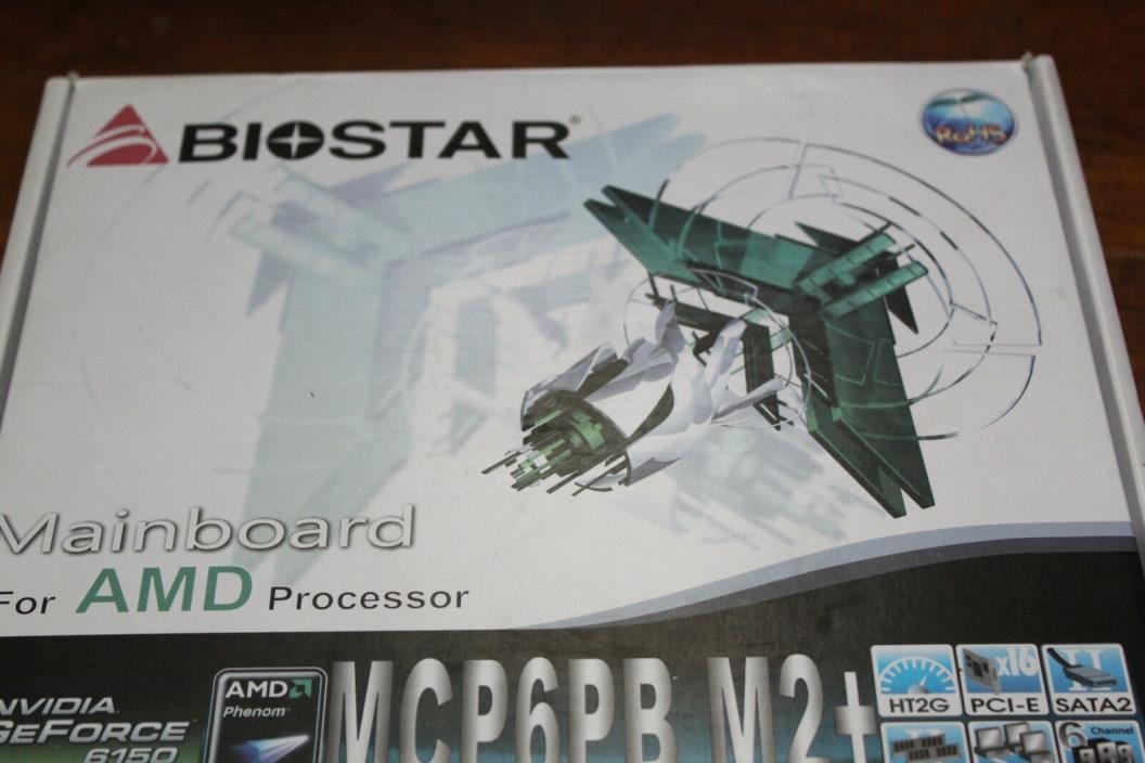 Biostar MCP6PB M2+, AM2/AM2+/AM3, AMD Motherboard NIB